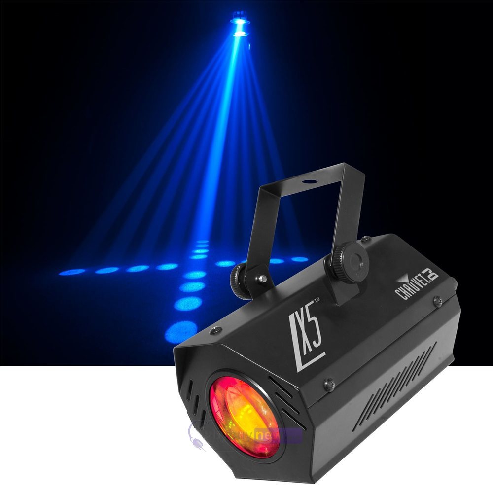 CHAUVET DJ LX-5 Moonflower Effect LED Party Light w//Selectable Sound or Automatic Functions