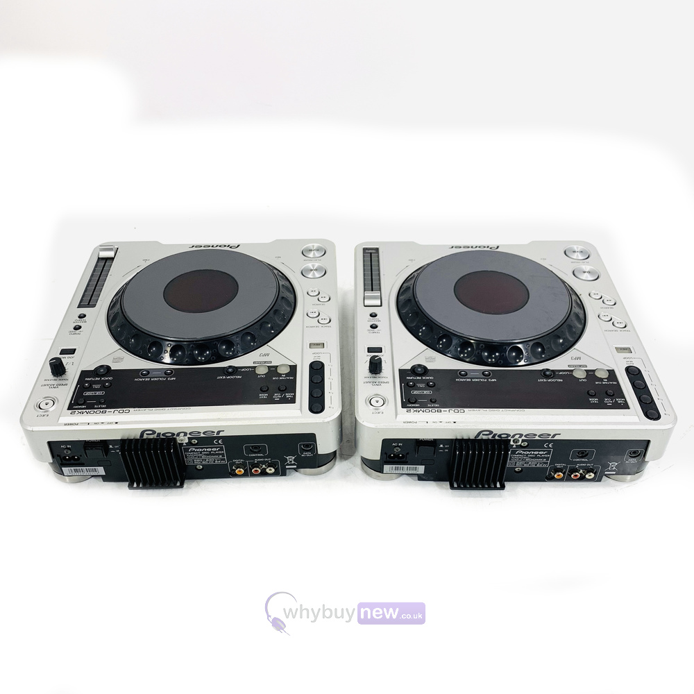 Pioneer CDJ 800 MK2 CD Players (Pair) | WhyBuyNew