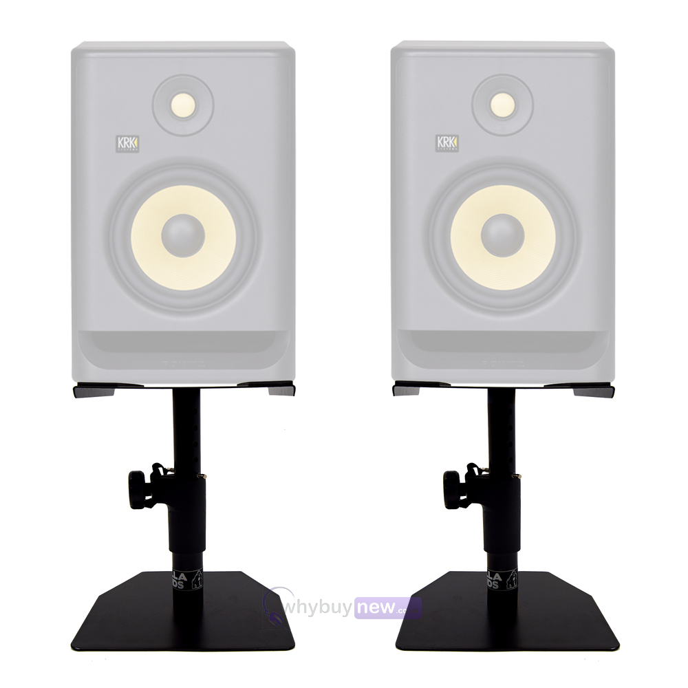 Pair Gorilla Gsm 50 Desktop Studio Monitor Stands Whybuynew