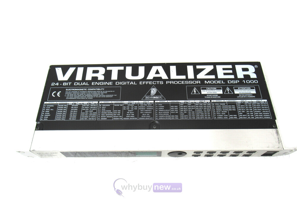 Behringer virtualizer dsp 1000 software