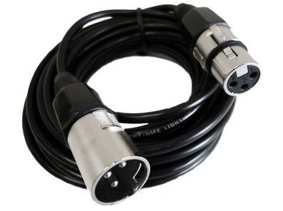 6m XLR Mic / DMX / Audio Signal  Male to Female Patch Lead Cable