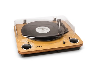 Ion Max LP - Wood Turntable Record Player