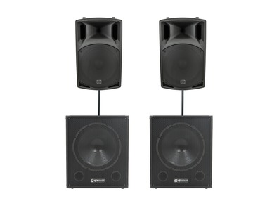 QTX Sound QX12A Speakers & QT15SA Subs