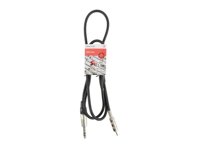 Chord 3.5mm Stereo Jack to 1/4" Stereo Jack Lead 1.5m 