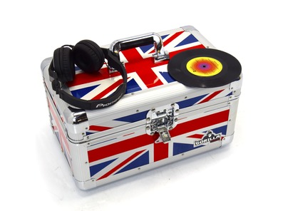 Gorilla 200pcs 7" Singles Vinyl Flight Storage Case (Union Jack)
