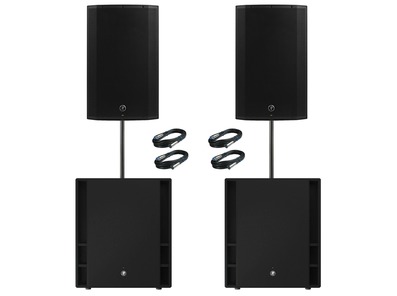 Mackie Thump 15A V4 Speakers (Pair) & Thump 18S Subwoofers (Pair)