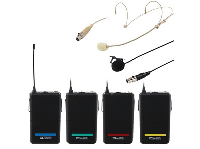 W Audio RM Quartet Beltpack Kit 