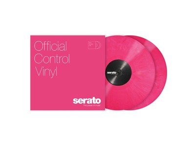 Serato 12 inch Control Vinyl Standard Colours (Pair) - Pink
