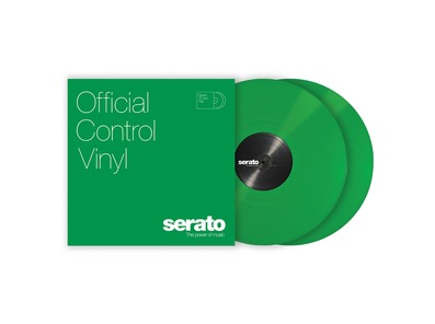 Serato 12 inch Control Vinyl Standard Colours (Pair) - Green