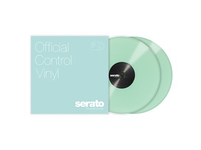 Serato Standard Colours 12 inch Control Vinyl (Pair) - Glow-In-The-Dark