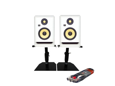 KRK Rokit RP5 G4 + Monitor Stands + Cable