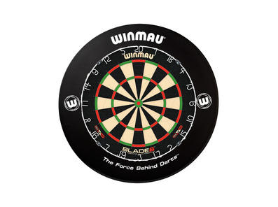 Winmau Blade 6 Dartboard + Black Surround