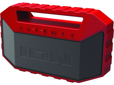 Ion Plunge Red Waterproof Boom Box