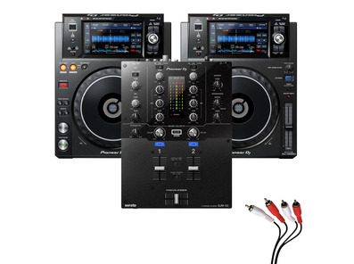 Pioneer DJ XDJ-1000 MK2 & DJM-S3 Package