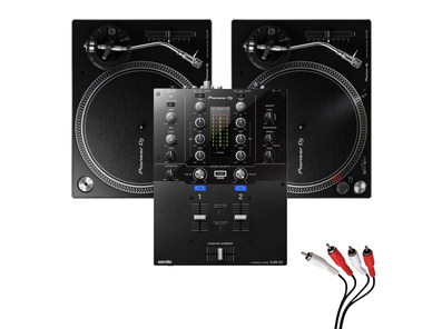 Pioneer DJ PLX-500 Turntable & DJM-S3 Package