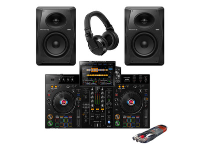 Pioneer DJ XDJ-RX3 + VM-70 Monitors with Headphones & Cable