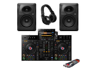 Pioneer DJ XDJ-RX3 + VM-80 Monitors with Headphones & Cable