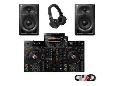 Pioneer DJ XDJ-RX3 + DM-40 Monitors with Headphones & Cable