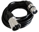 6m XLR Mic / DMX / Audio Signal  Male to Female Patch Lead Cable