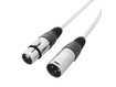 LEDJ 5m 3-Pin DMX Cable Lead (White Sheath)