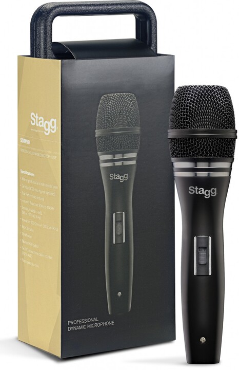 Stagg SDM90 Metal Dynamic Handheld Vocal Microphone