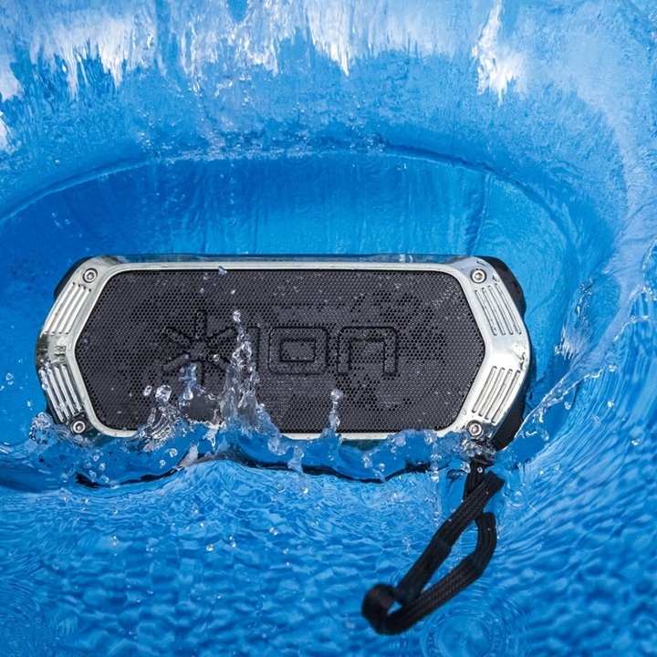 Ion AquaBoom Waterproof Stereo Bluetooth Speaker 