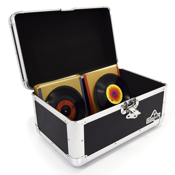 Gorilla 200pcs 7" Singles Vinyl Records Flight Storage Carry Case