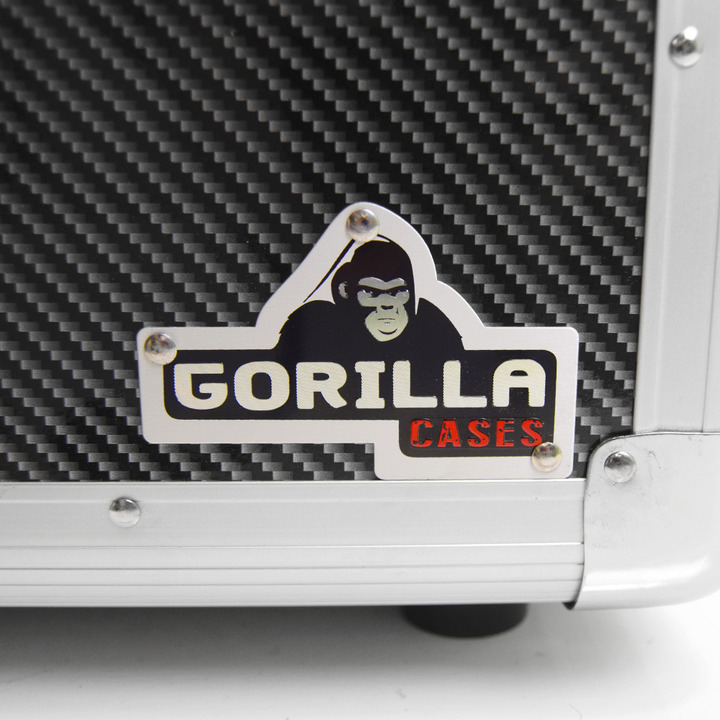 Gorilla GC-LP100 100x 12" Vinyl Record Storage Case (Carbon)