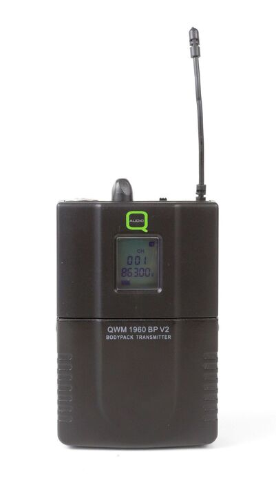 Q-Audio QWM 1960 V2 BP Wireless Microphone System
