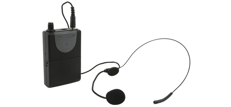QTX Neckband Mic + Beltpack for QRPA and QXPA