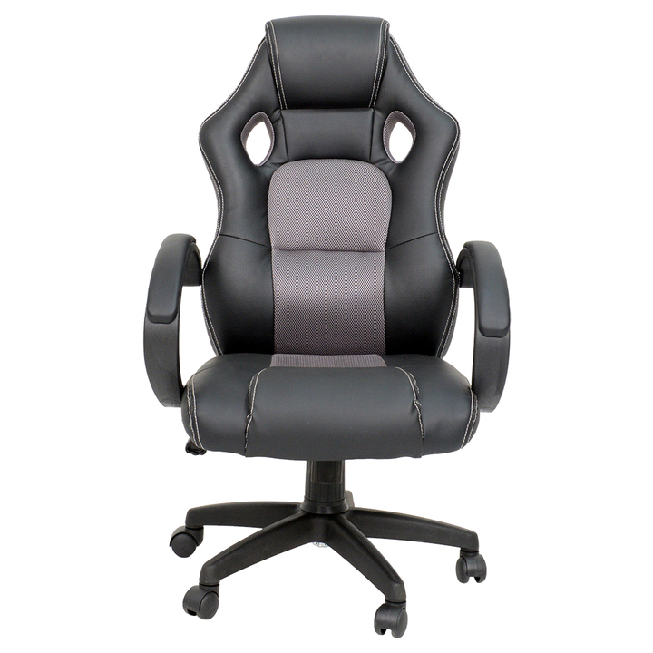 Office Chair AVC Executive Racing Gaming Sports Bucket Seat GREY