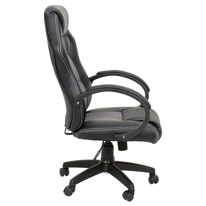 Office Chair AVC Executive Racing Gaming Sports Bucket Seat GREY