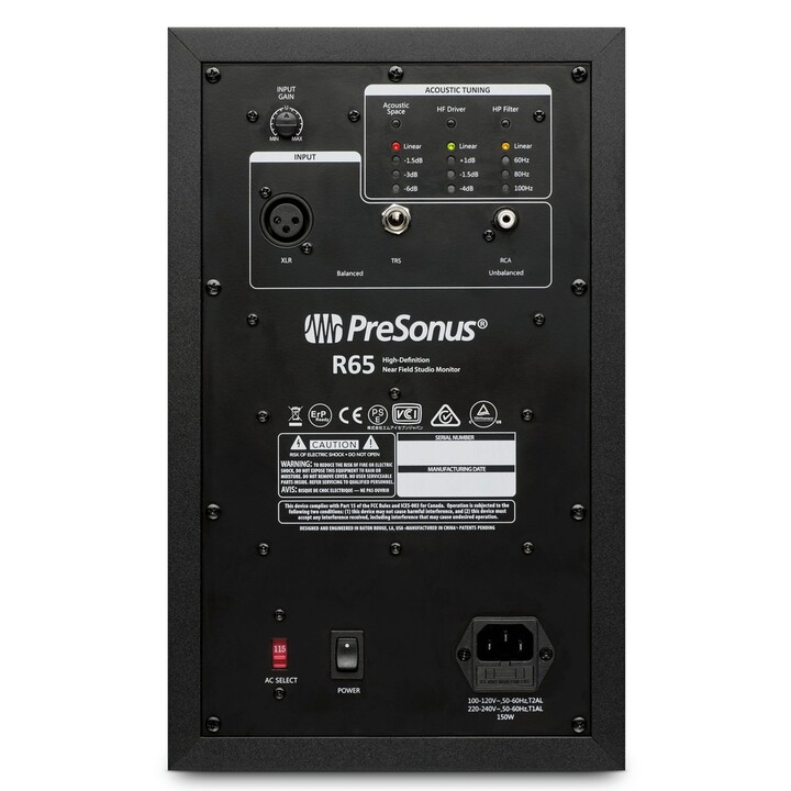 PreSonus R65 6.5" 150w Active Studio Monitor
