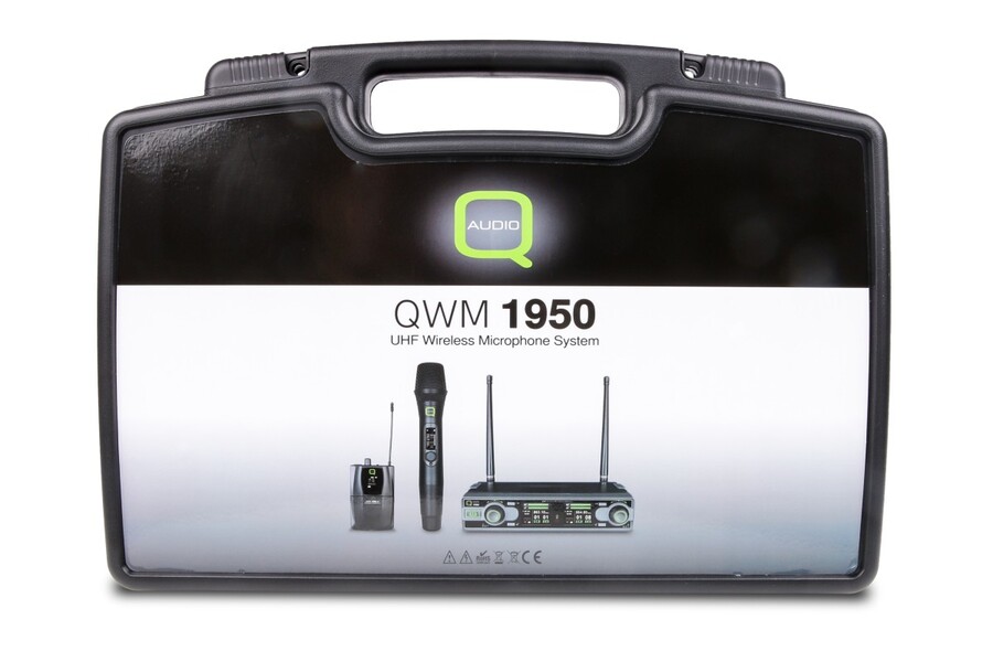 Q-Audio QWM 1950 HH + BP (606 - 614MHz - CH38)