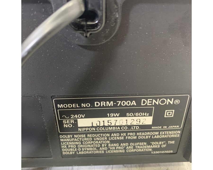 Denon DRM-700A Cassette Deck