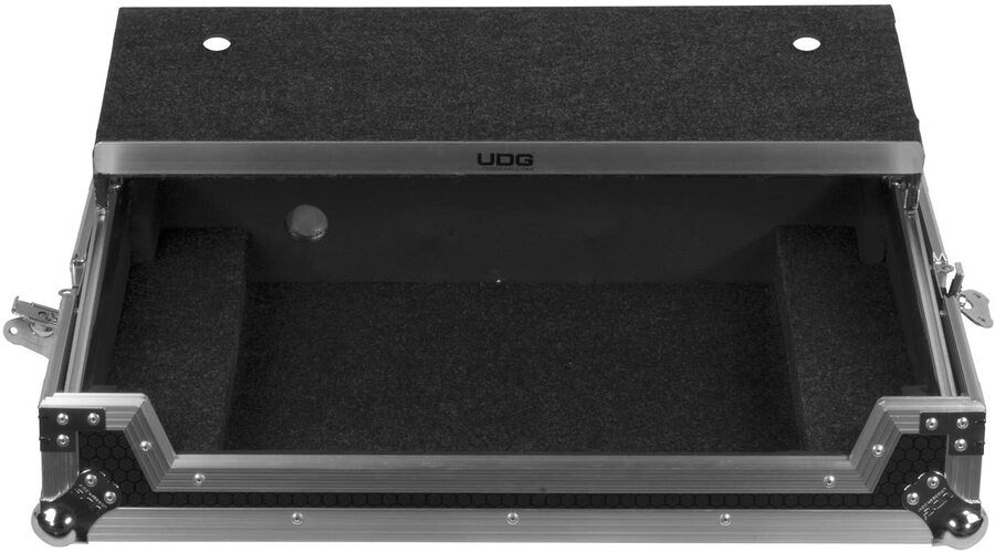 UDG Flightcase DDJ-RX/SX2/SX3 + (Laptop Shelf) - Silver Plus