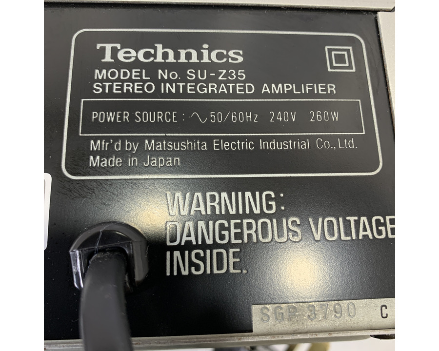 Technics SU-Z35 Integrated Amplifier