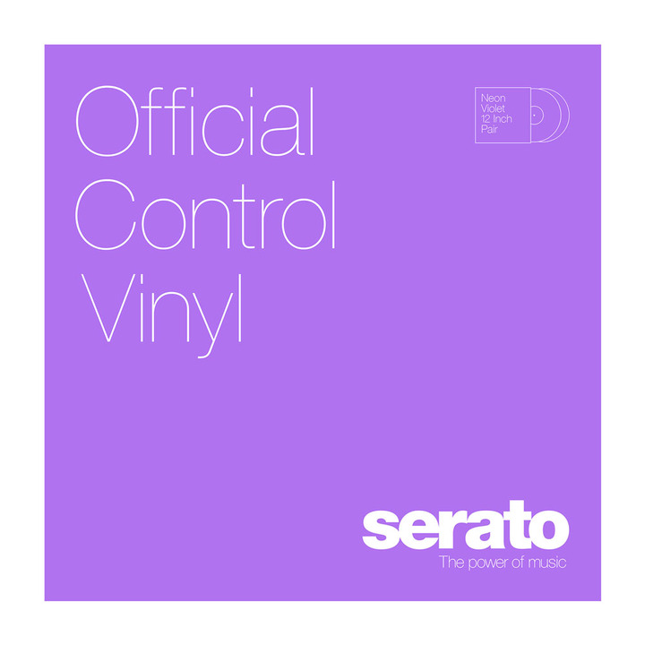 Serato 12" Control Vinyl - NEON Series - VIOLET