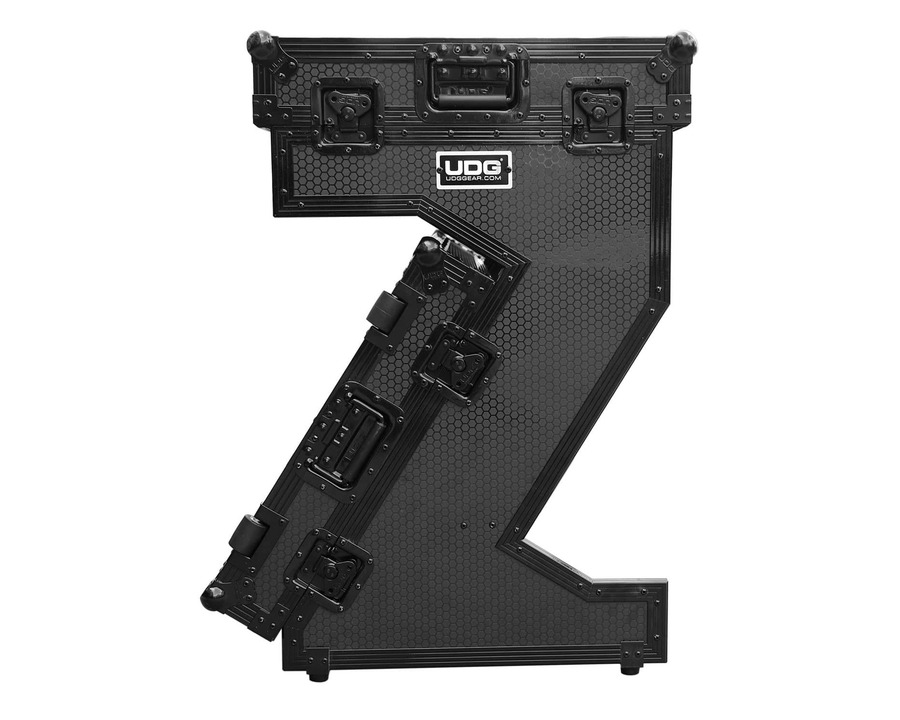 UDG FlightCase Portable Z-Style DJ Table Black Plus