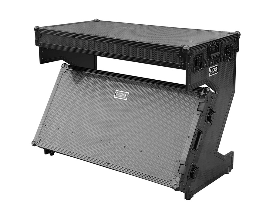 UDG FlightCase Portable Z-Style DJ Table Black Plus