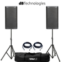 dB Technologies Opera 10 Pair with Stands and Cables