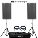 dB Technologies Opera 15 Pair with Stands and Cables
