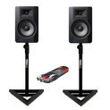 2x M-Audio BX8 D3 with Stands & Cable
