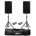 Mackie Thump 12A V4 (Pair) with Stands & Cables