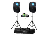 Evolution Audio RZ10A V3 Active Speaker (Pair) with Stands + Cables