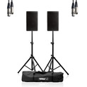 RCF ART 910-A (Pair) with Stands, Carry Bag & Cable
