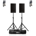 RCF ART 912-A (Pair) with Stands, Carry Bag & Cable
