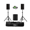 RCF Art 932-A (Pair) + 705AS II Sub with Stands, Carry Bag & Cables