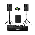 RCF Art 708-A MK4 (Pair) + 702AS II Sub with Stands, Carry Bag & Cable