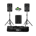 RCF Art 710-A MK4 (Pair) + 702AS II Sub with Stands, Carry Bag & Cables